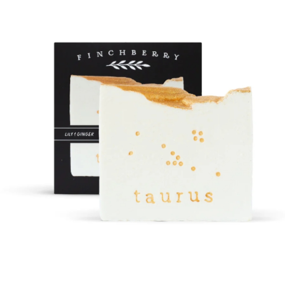 FINCHBERRY Taurus - Handcrafted Vegan Soap Lily & Ginger